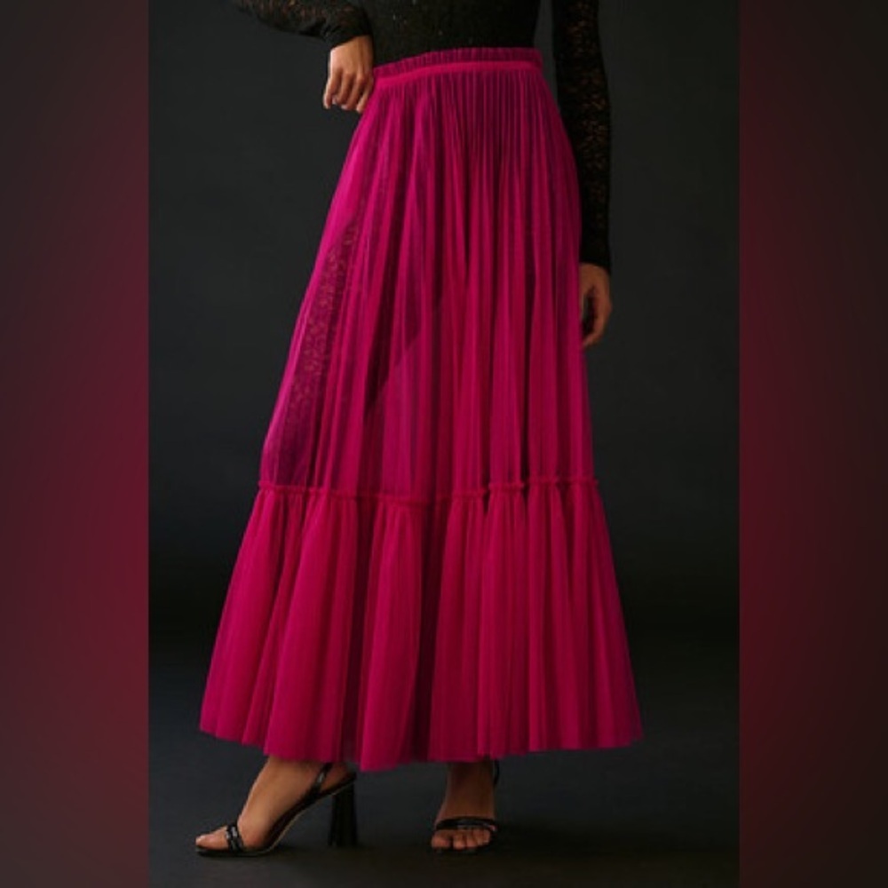 RARE GEISHA DESIGNS NWT Sheer Tulle Skirt—XS